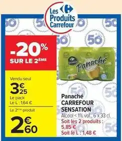 Carrefour Carrefour - panache sensation offre