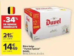 Carrefour Duvel - bière belge format spécial offre