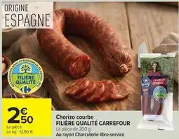 Carrefour Carrefour - chorizo courbe filiere qualite offre