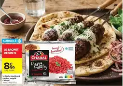 Carrefour Market Charal - le haché moelleux cuisinée surgelé offre