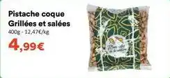 Hmarket Pistache coque grillees et salees offre