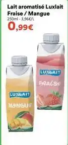 Hmarket Lait aromatisé luxlait fraise/mangue offre