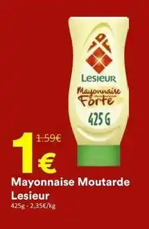Hmarket Lesieur - mayonnaise moutarde offre