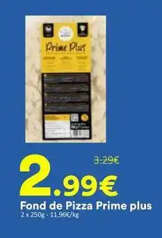 Hmarket Prime - fond de pizza offre