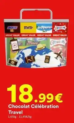 Hmarket Snickers - chocolat celebration travel offre
