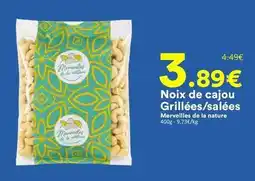 Hmarket Noix de cajou grillées/salées offre