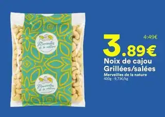 Hmarket Noix de cajou grillées/salées offre