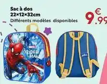 Maxi Bazar Marvel - sac à dos 22x12x32cm offre