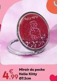 Maxi Bazar Hello kitty - miroir de poche offre