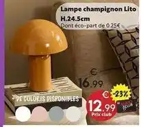 Maxi Bazar Lito - lampe champignon offre