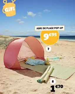 GiFi GIFI Abri de plage pop-up offre
