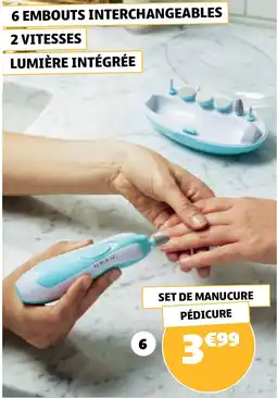 GiFi SET DE MANUCURE PÉDICURE offre