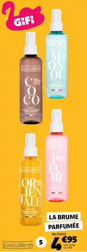GiFi Evoluderm la brume parfumée offre