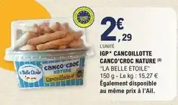 E.Leclerc Canco'croc nature offre