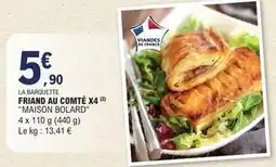 E.Leclerc Maison bolard - friand au comté x4 offre