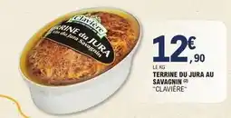E.Leclerc Jura - terrine du au savagnin offre