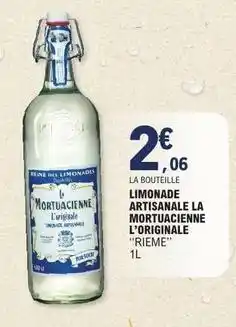 E.Leclerc Rième - limonade artisanale mortuacienne l'originale offre