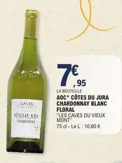 E.Leclerc Aoc - côtes du jura chardonnay blanc offre