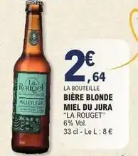 E.Leclerc Jura - bière blonde offre