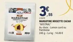 E.Leclerc Mistral - margotine noisette cacao offre
