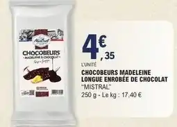 E.Leclerc Mistral - chocobeurs madeleine longue enrobée de chocolat offre