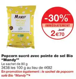 Monoprix Mandy Popcorn sucré offre