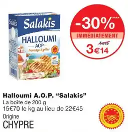 Monoprix Salakis Halloumi A.O.P. offre