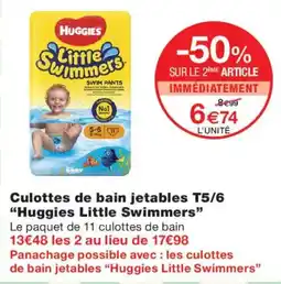 Monoprix Huggies Little Swimmers offre