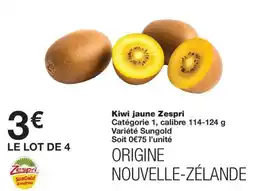 Monoprix Zespri Kiwi jaune offre