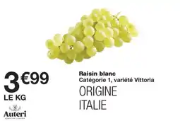 Monoprix Auteri Raisin blanc offre