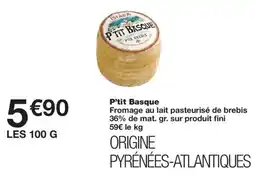 Monoprix ISTARA P'tit Basque offre