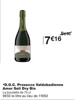 Monoprix VALDO Prosecco Valdobadienne offre