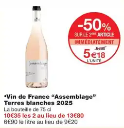 Monoprix Assemblage Vin de France offre