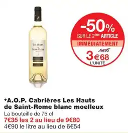 Monoprix Les Hauts de Saint-Rome offre
