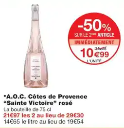 Monoprix OCEAN OLYMPIQUE offre