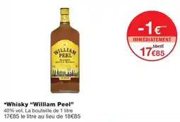 Monoprix William Peel Whisky offre