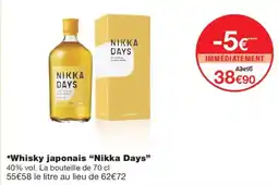 Monoprix Nikka Whisky japonais offre
