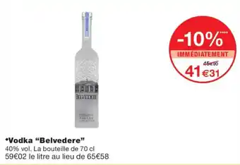 Monoprix Belvedere Vodka offre