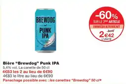 Monoprix Brewdog Punk IPA offre