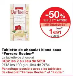 Monoprix Raffaello offre