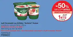 Monoprix Activia Lait fermenté au bifidus offre