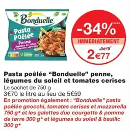 Monoprix Bonduelle Pasta poêlée penne offre