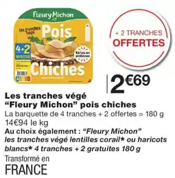 Monoprix Fleury Michon Pois Chiches offre