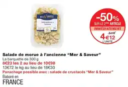 Monoprix Mer & Saveur Salade de morue à l'ancienne offre