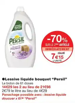 Monoprix Persil Lessive liquide bouquet offre