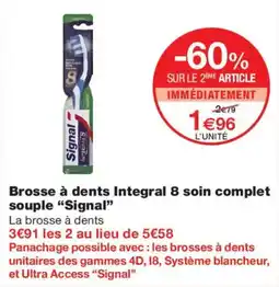 Monoprix Signal Brosse à dents Integral 8 offre