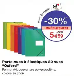 Monoprix Oxford Porte-vues à élastiques offre