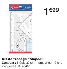 Monoprix Maped Kit de tracage offre