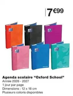 Monoprix Oxford School Agenda scolaire offre
