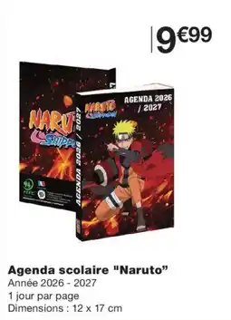 Monoprix Naruto Agenda scolaire offre